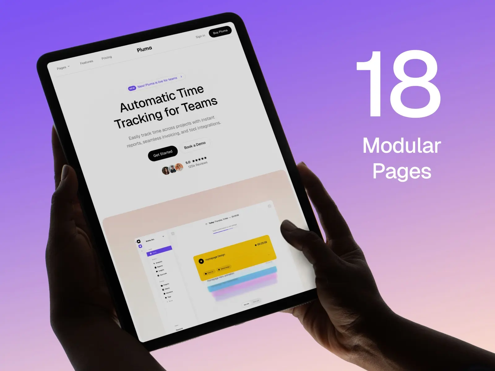 Pluma Framer template