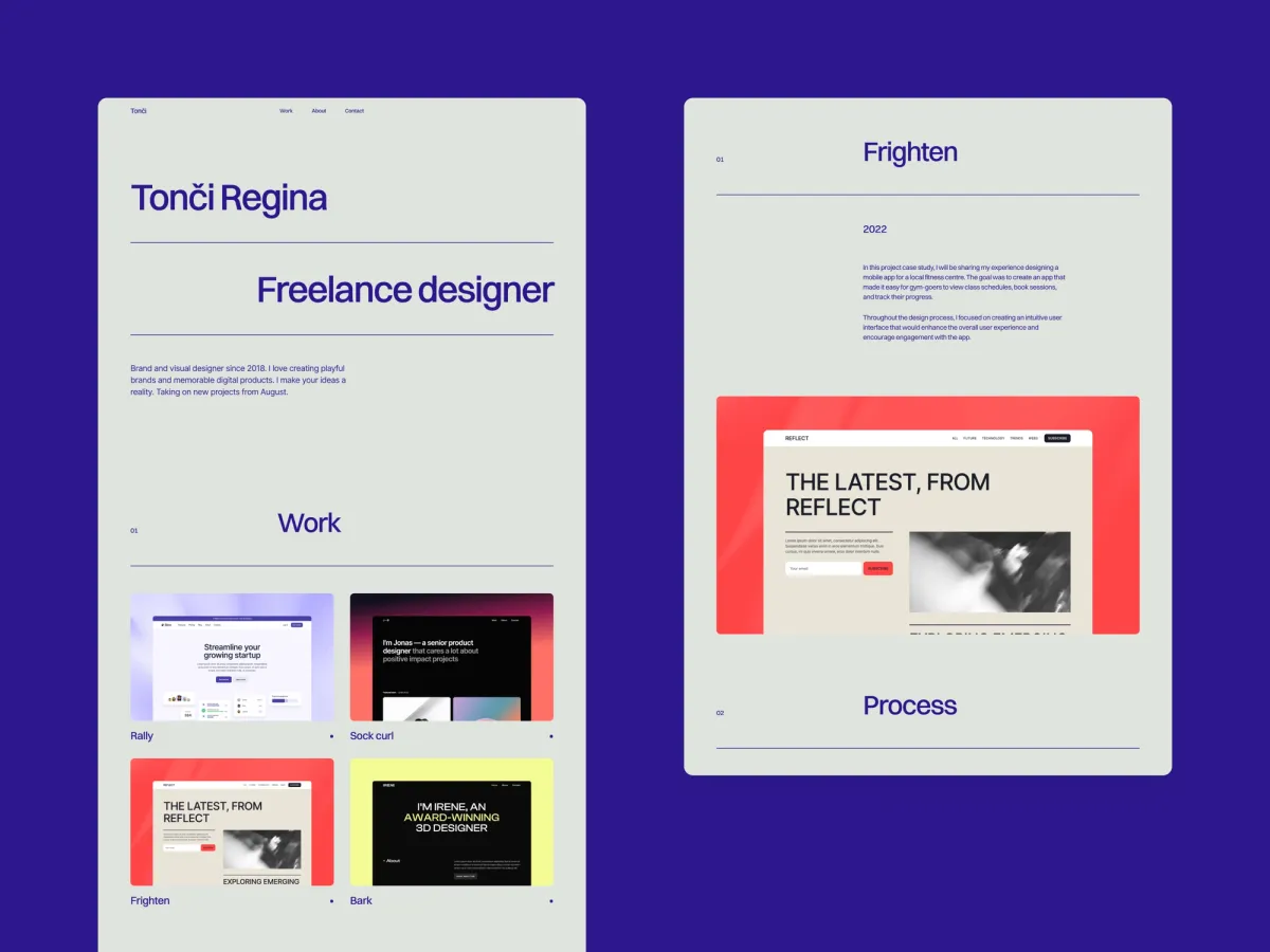 Accent Framer template screenshot 2