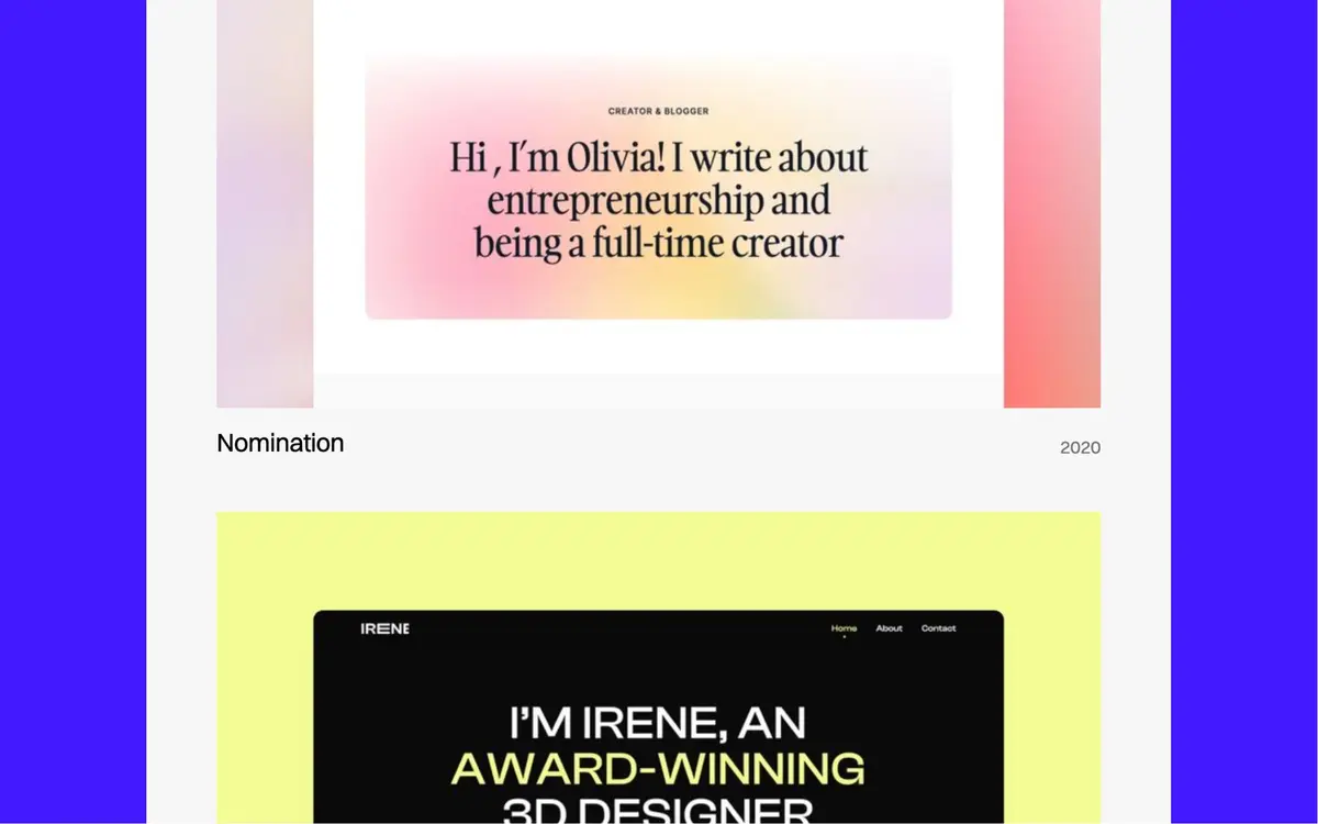 Format Webflow template screenshot 2
