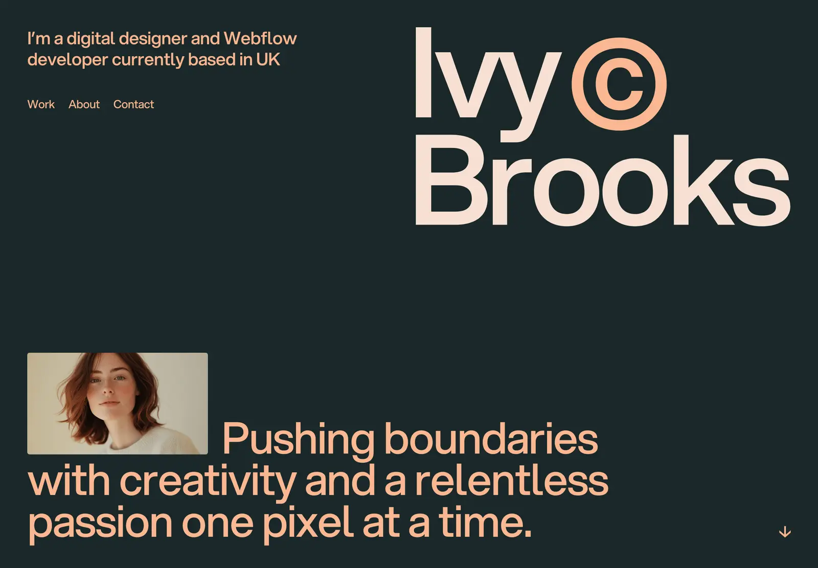 Ivy Brooks Webflow template