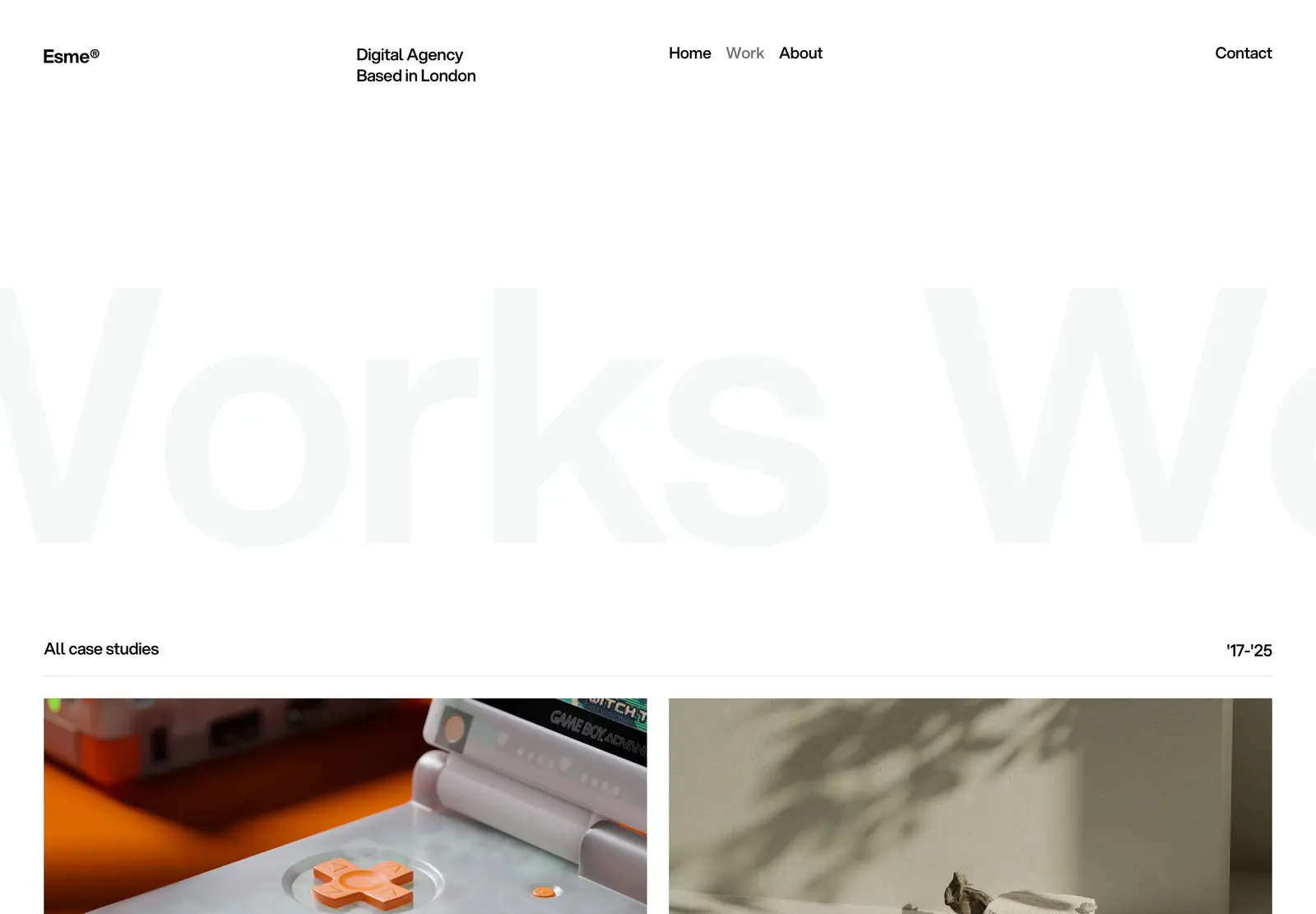 Esme Webflow template