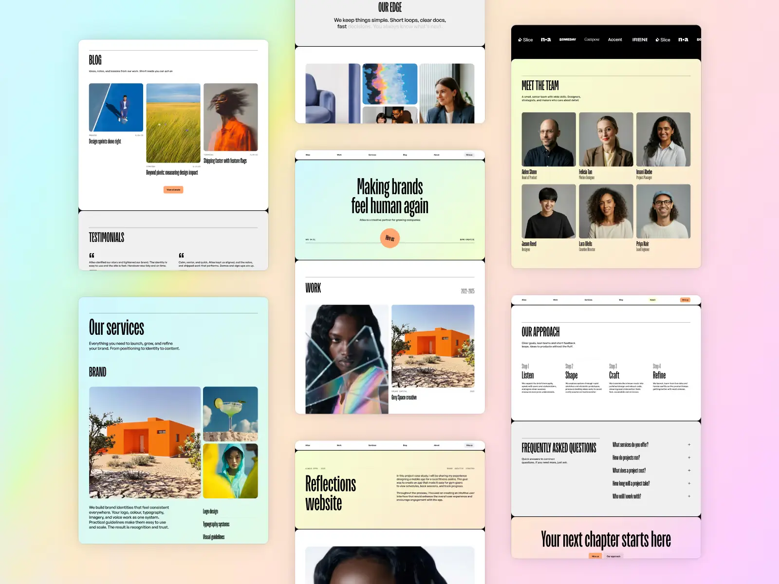 Atlas Studio Framer template by Bryn Taylor