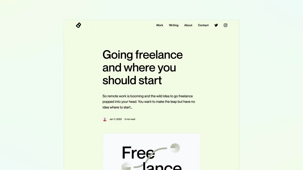 My free Webflow portfolio  screenshot 5