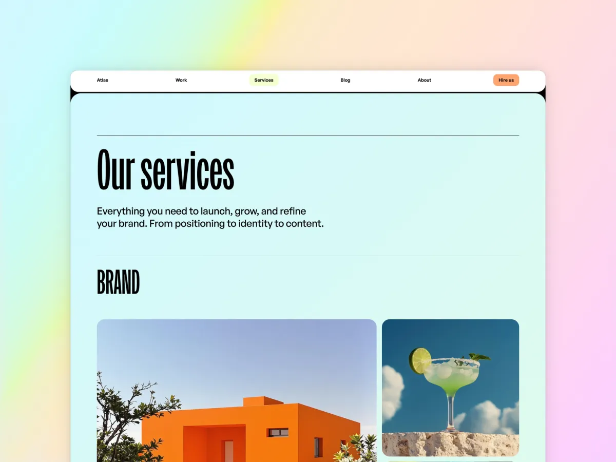 Atlas Studio Framer Template screenshot 3