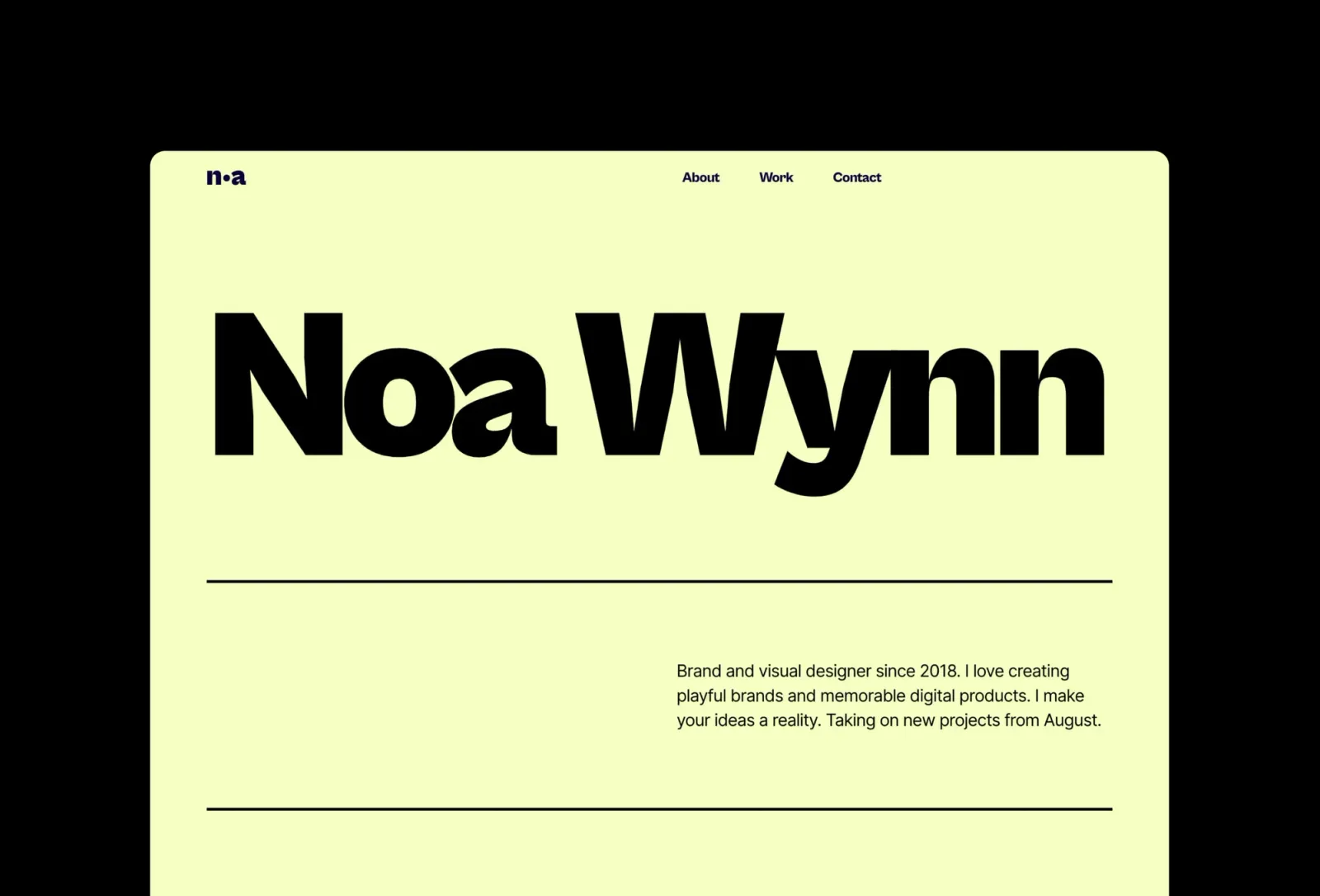 Wynn Framer template by Bryn Taylor