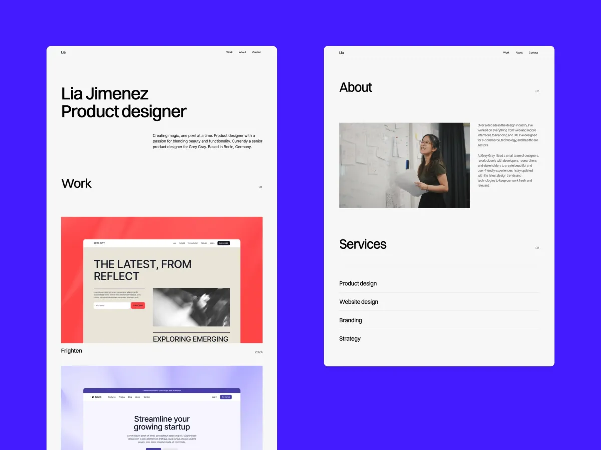 Format Framer template screenshot 2