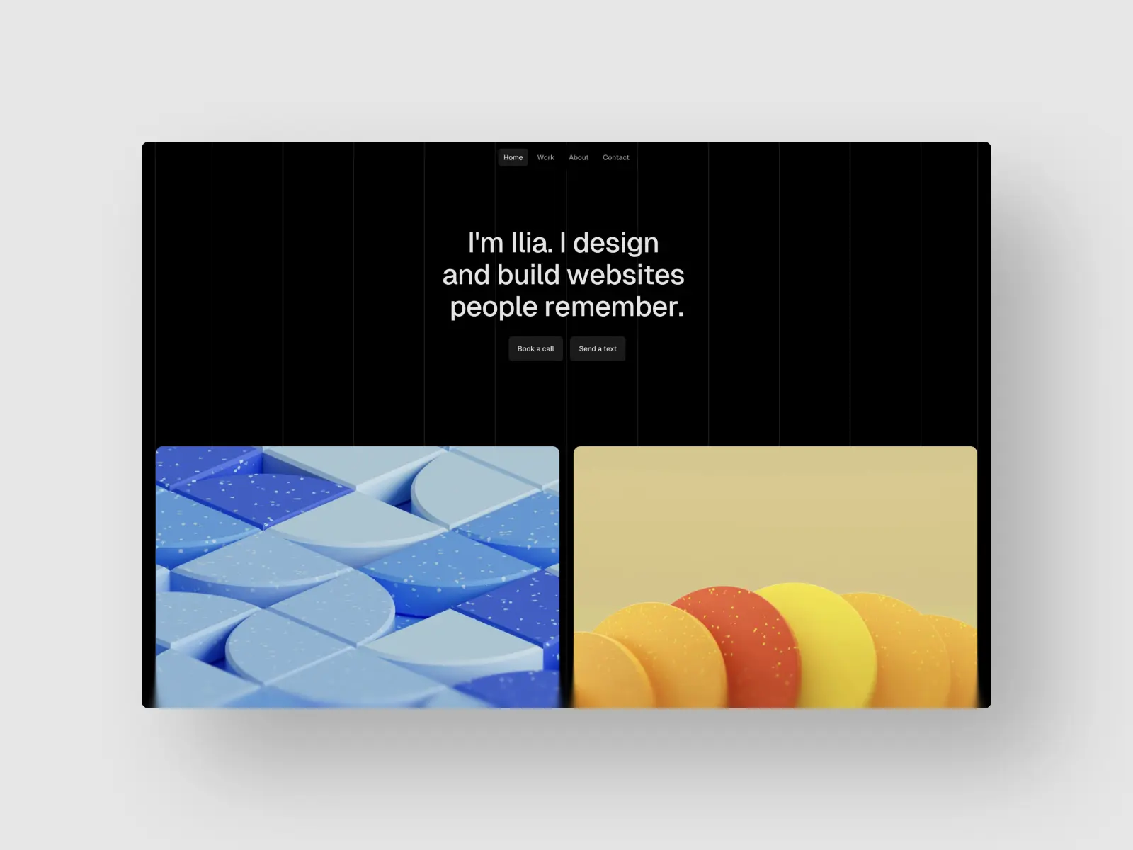 Outlined Framer template