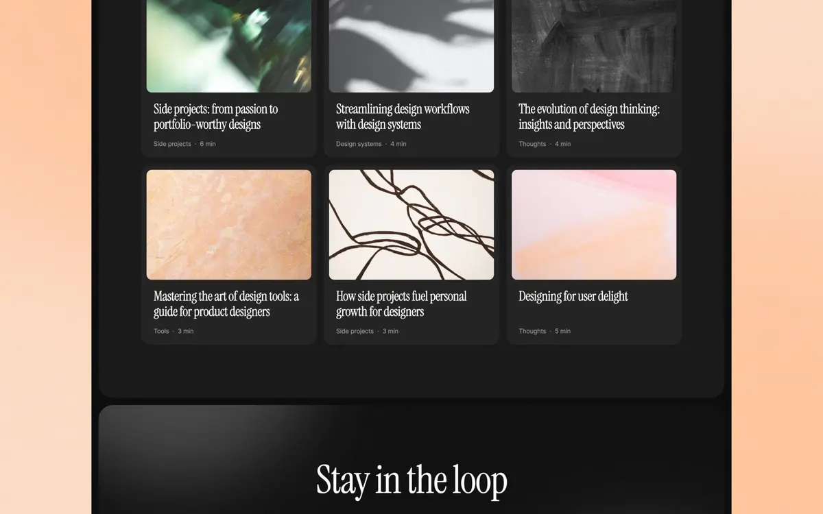 Monograph template screenshot 2