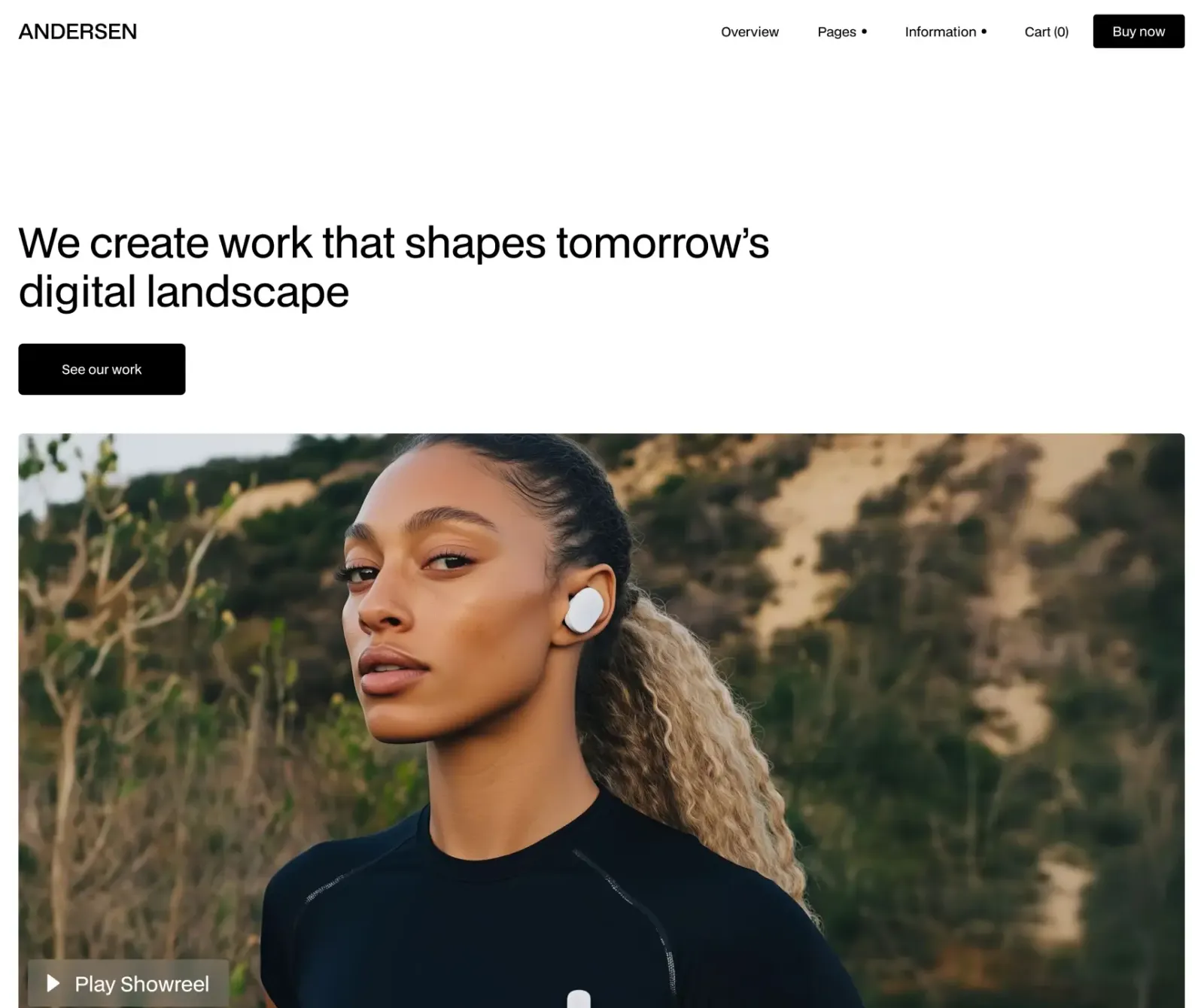 Andersen Webflow template