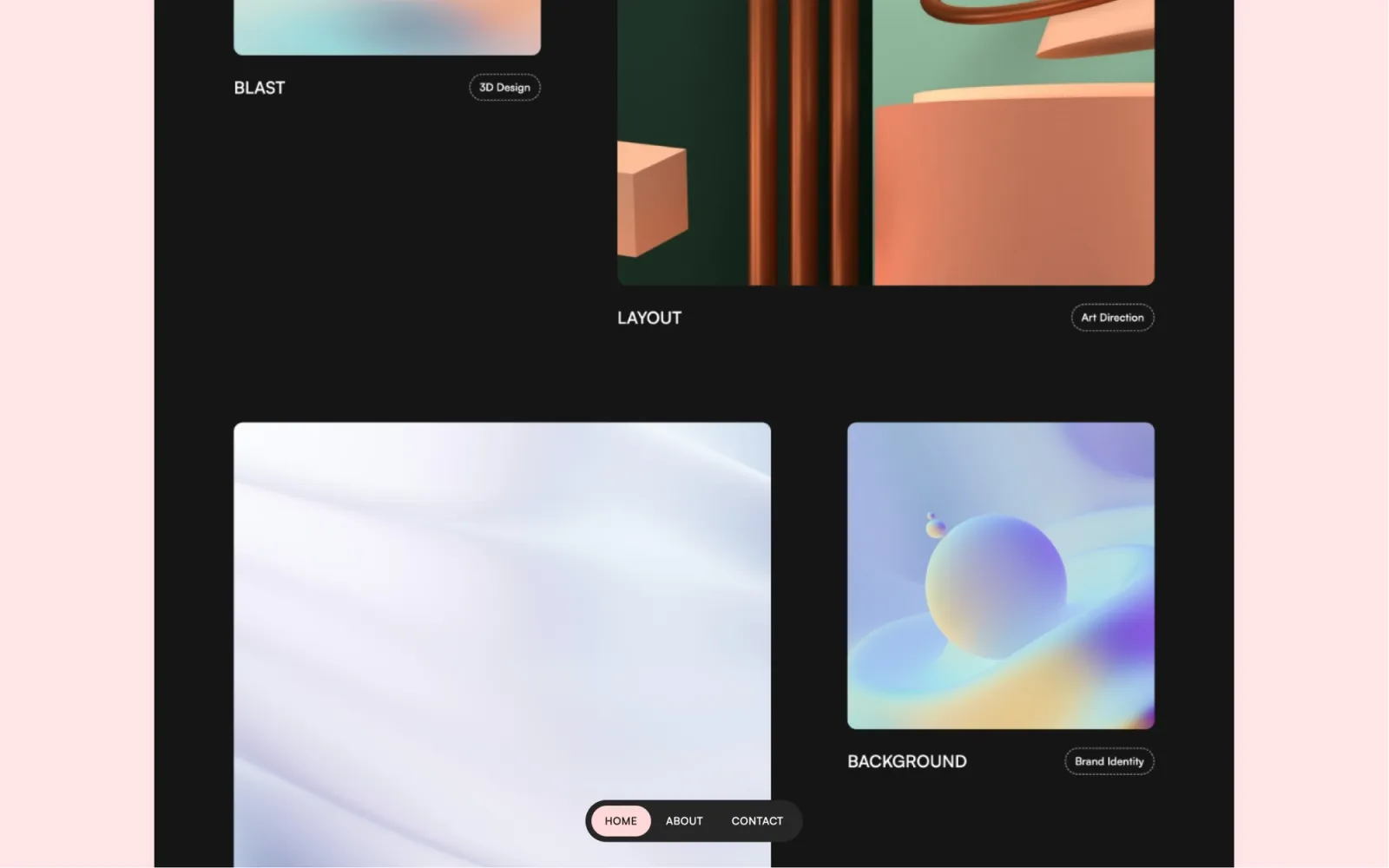 Darkfolio Webflow template by Bryn Taylor