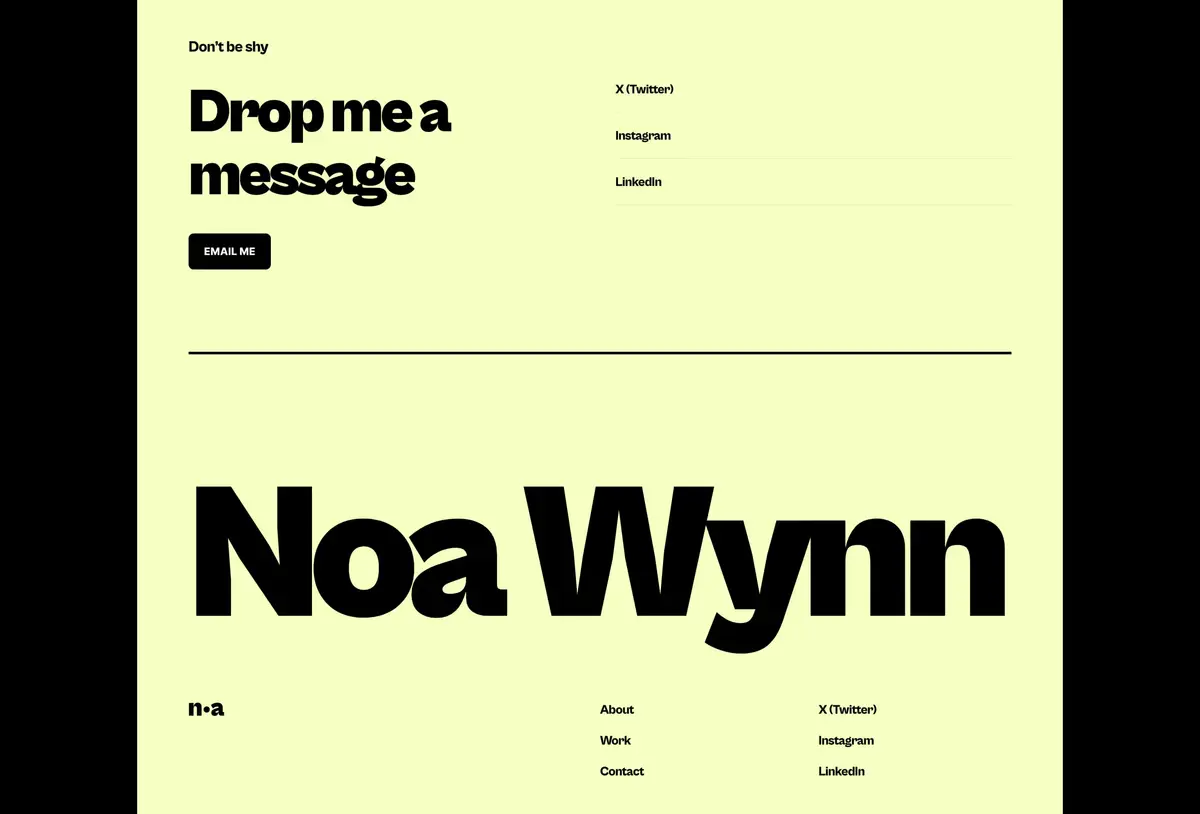 Wynn Framer template screenshot 3