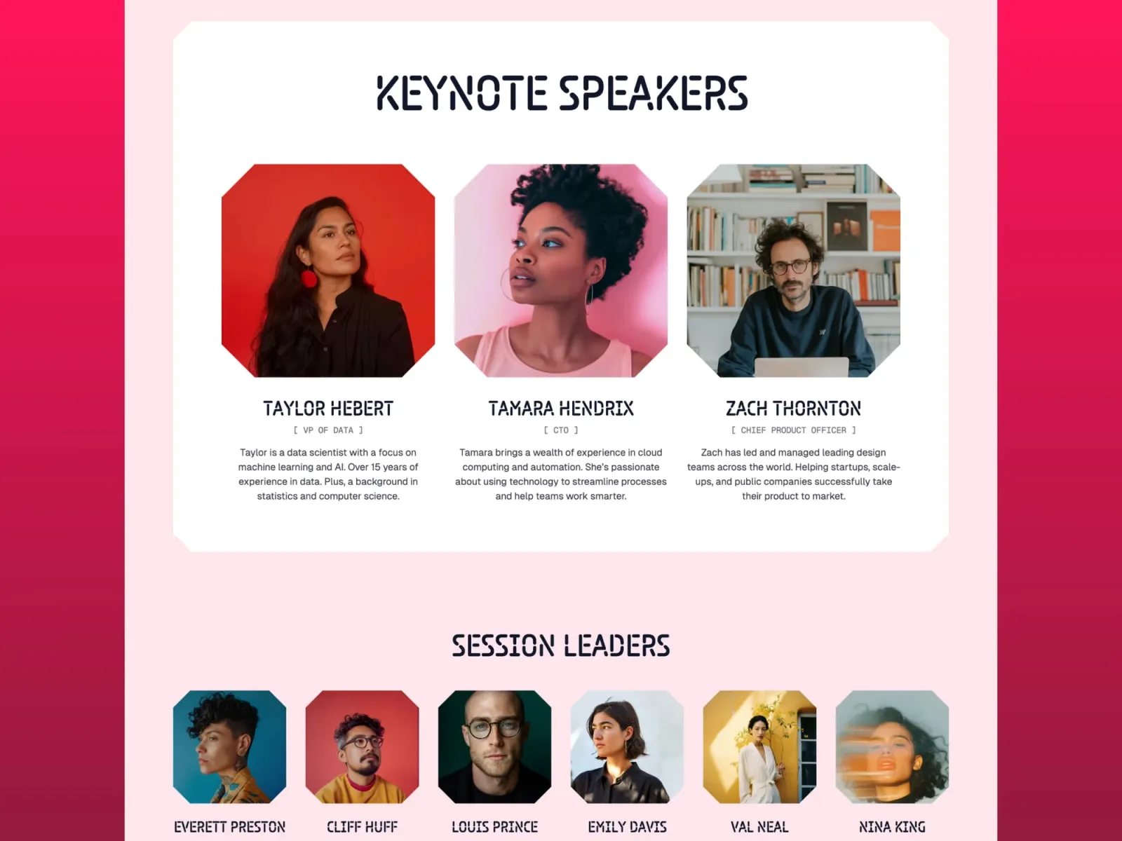 Assemble Framer template by Bryn Taylor