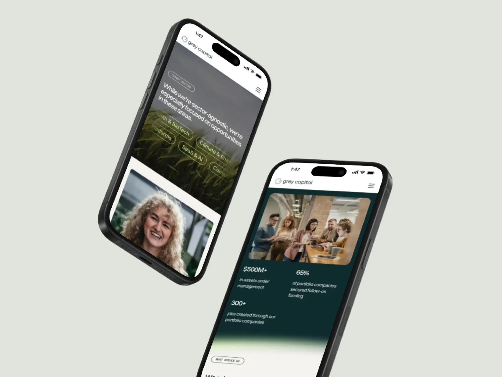 Grey Capital Framer template