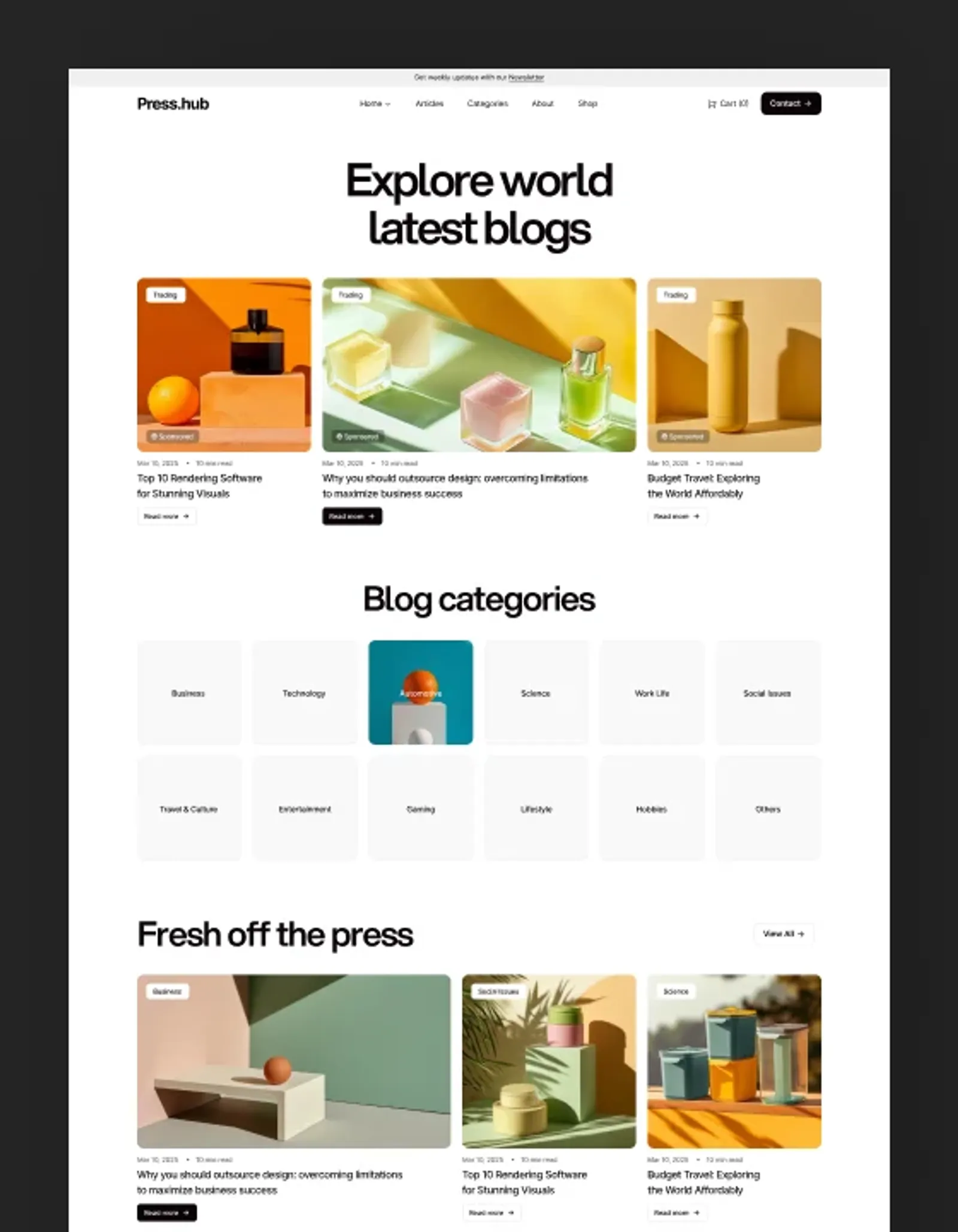 Blogzan Webflow template