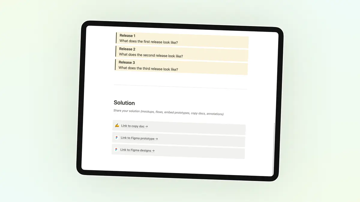 Product design doc screenshot 4