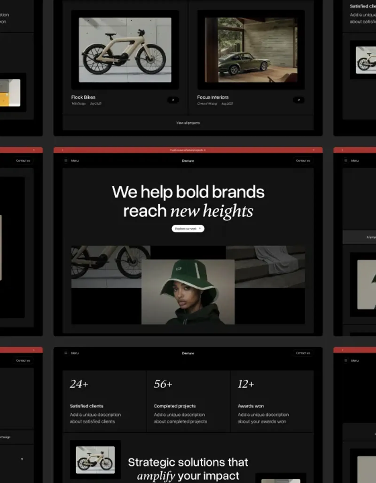 Debut Studio Webflow template