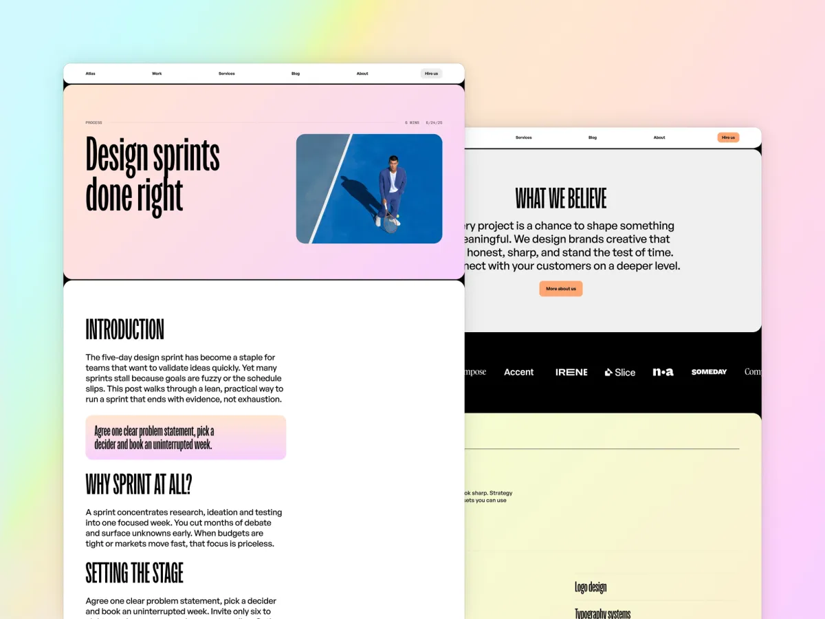 Atlas Studio Framer Template screenshot 5
