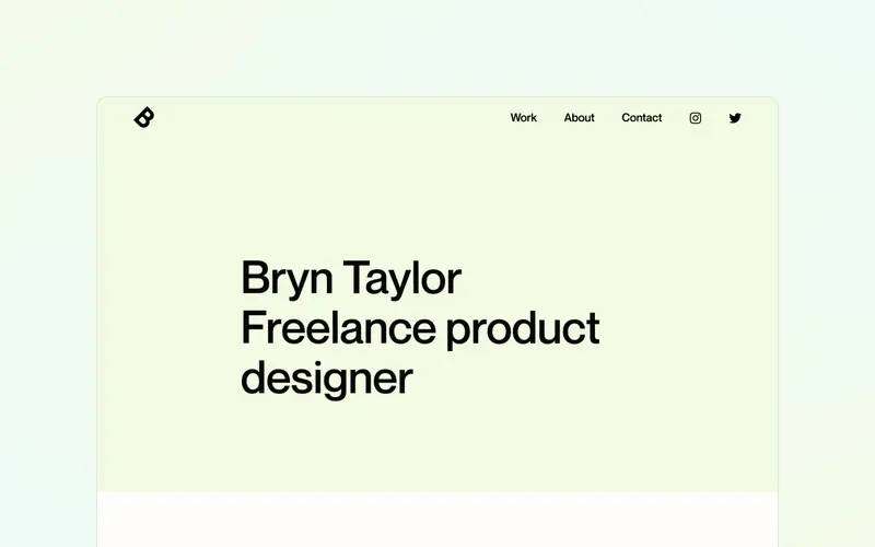 My Webflow portfolio