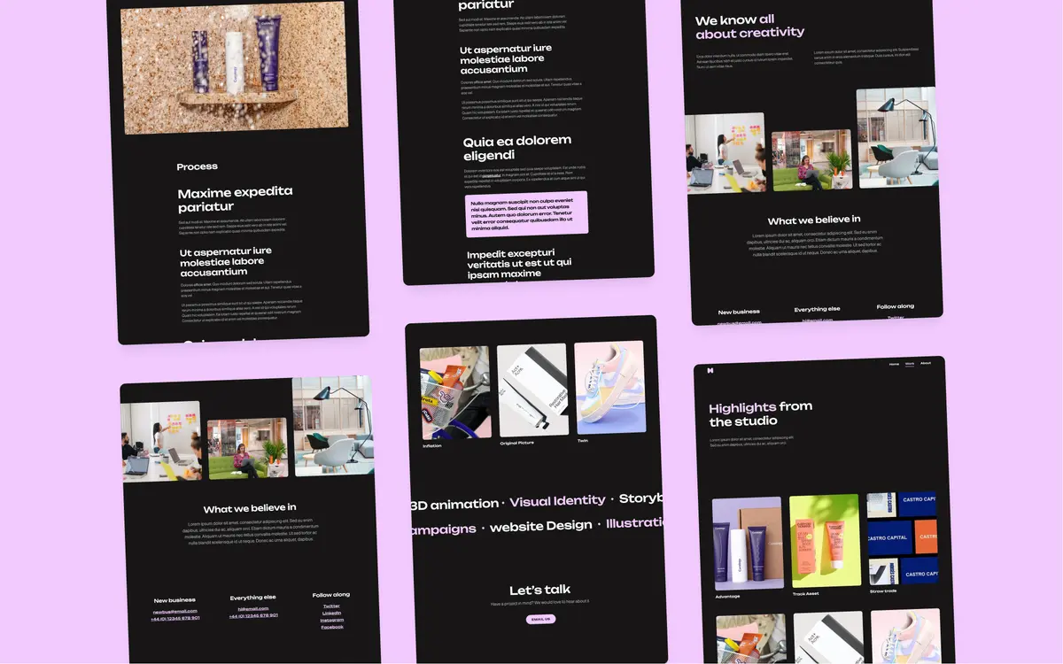 Awake Webflow template screenshot 5
