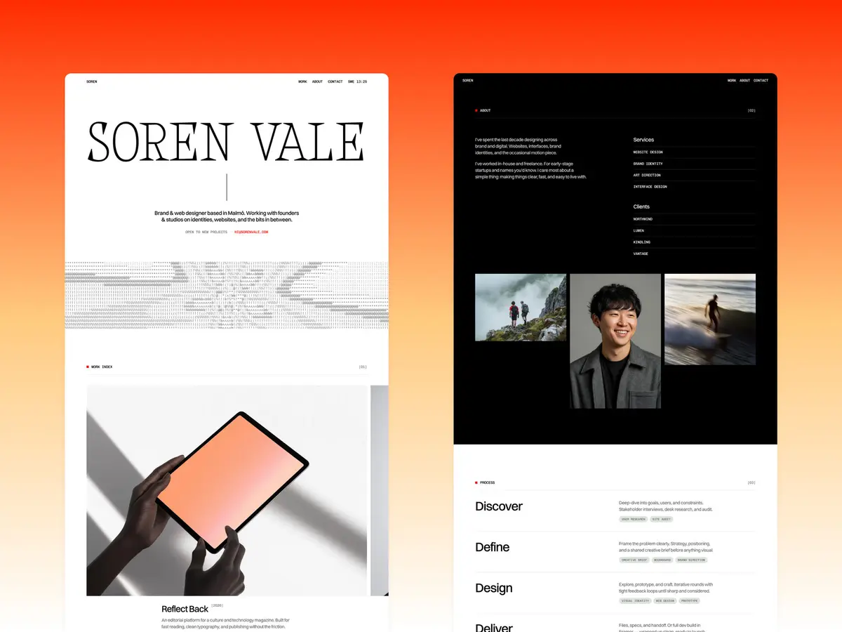 Soren Framer Template screenshot 4