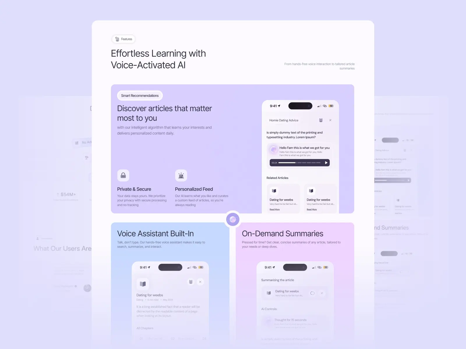 Readable Framer template
