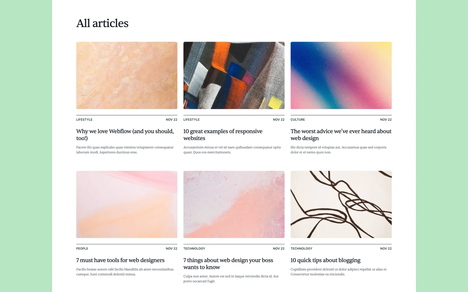 Scribe Webflow template by Bryn Taylor