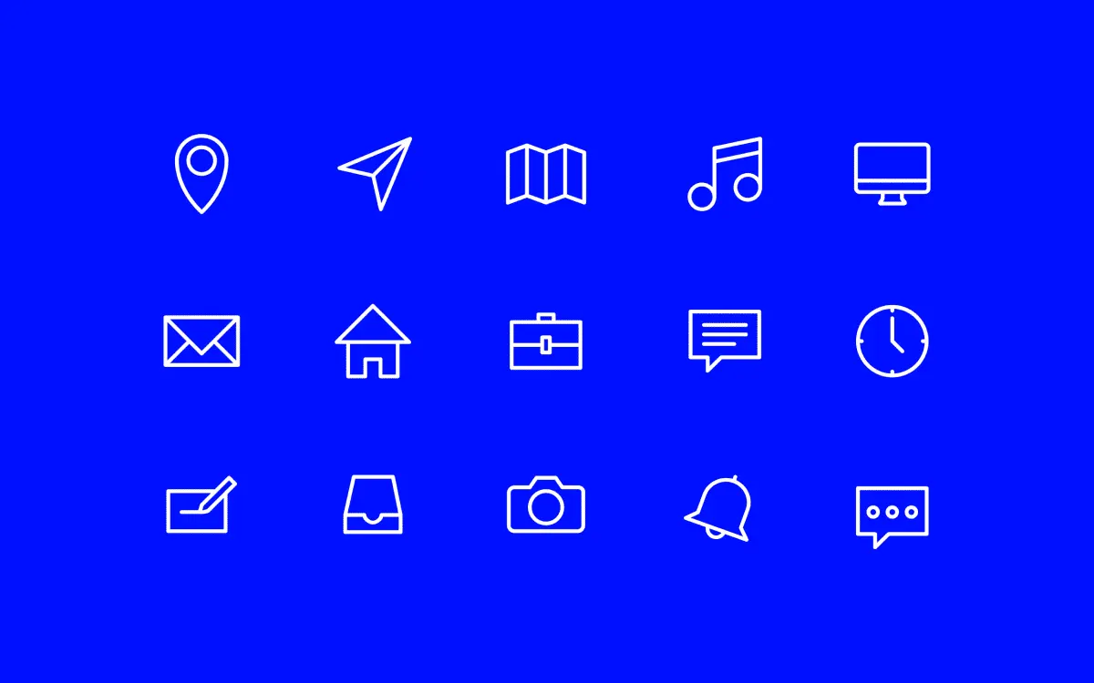 77 essential icons