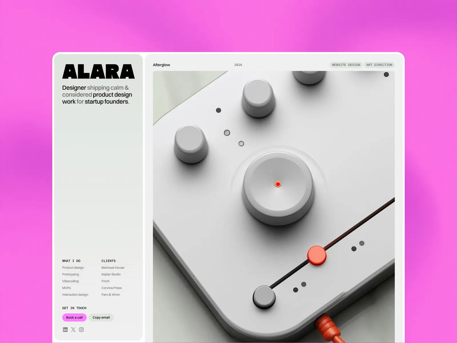 Alara Framer template