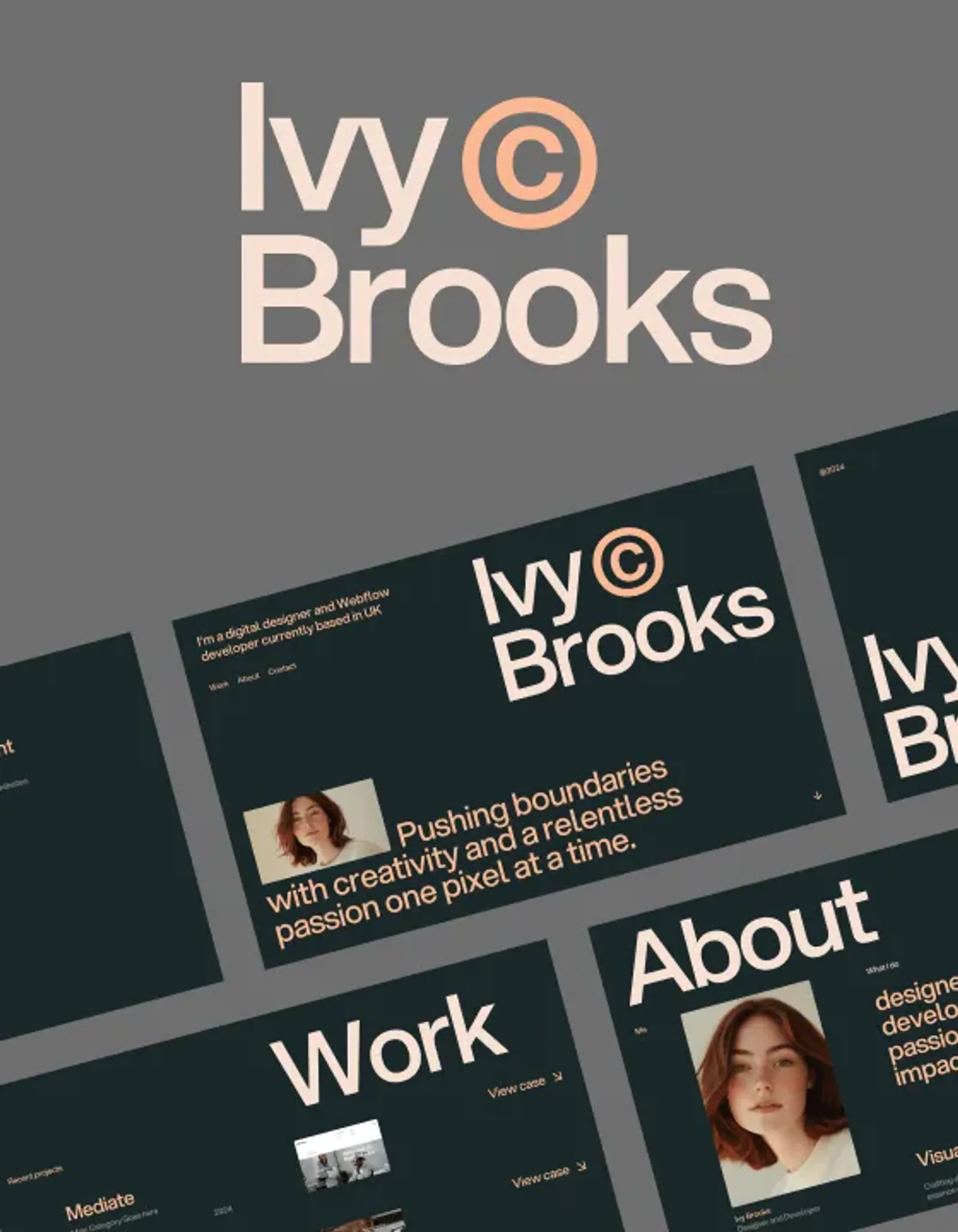 Ivy Brooks Webflow template