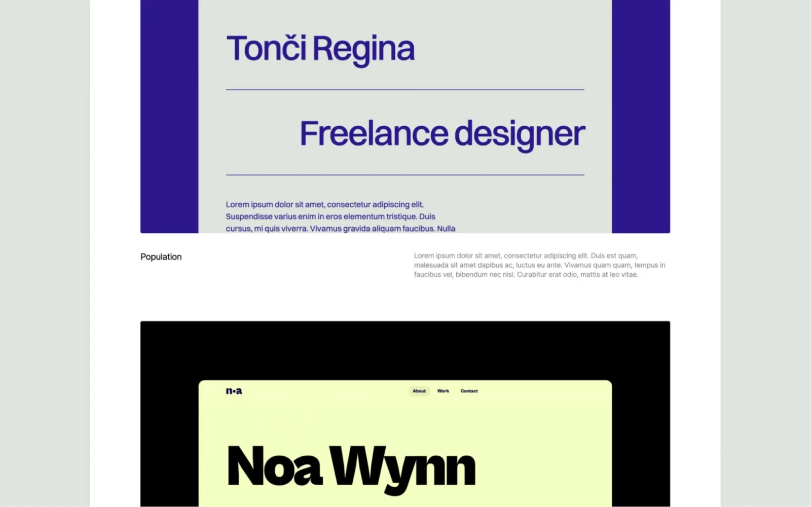 Simplefolio Webflow template by Bryn Taylor