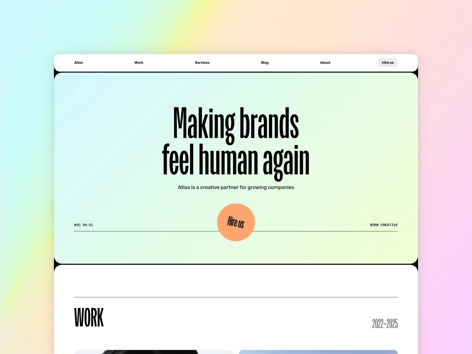 Atlas Studio Framer template by Bryn Taylor