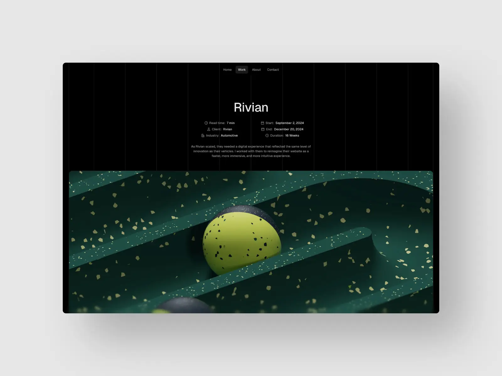 Outlined Framer template