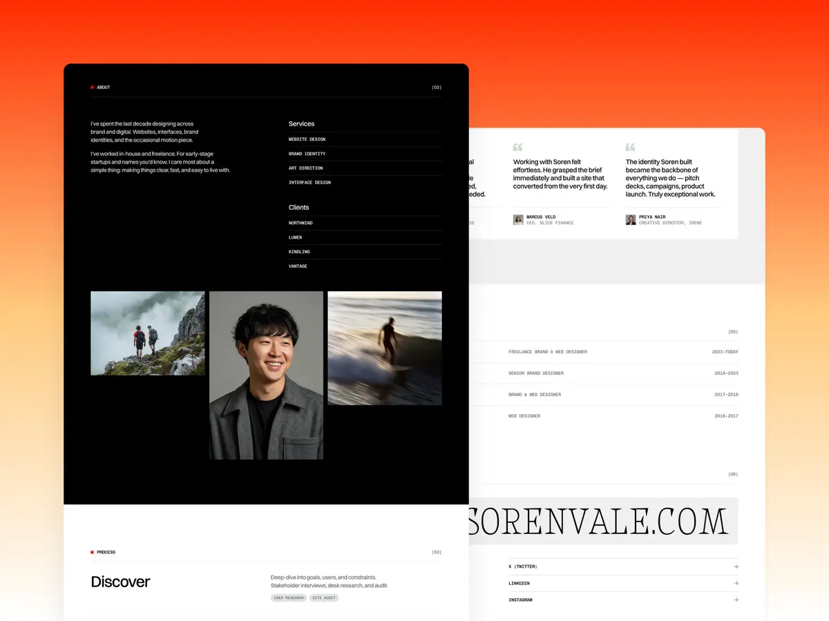 Soren Framer Template screenshot 3