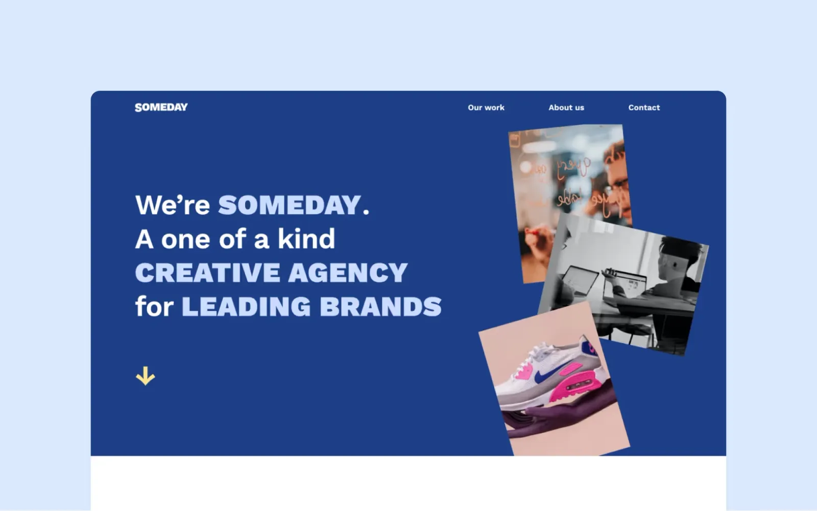 Someday Webflow template by Bryn Taylor