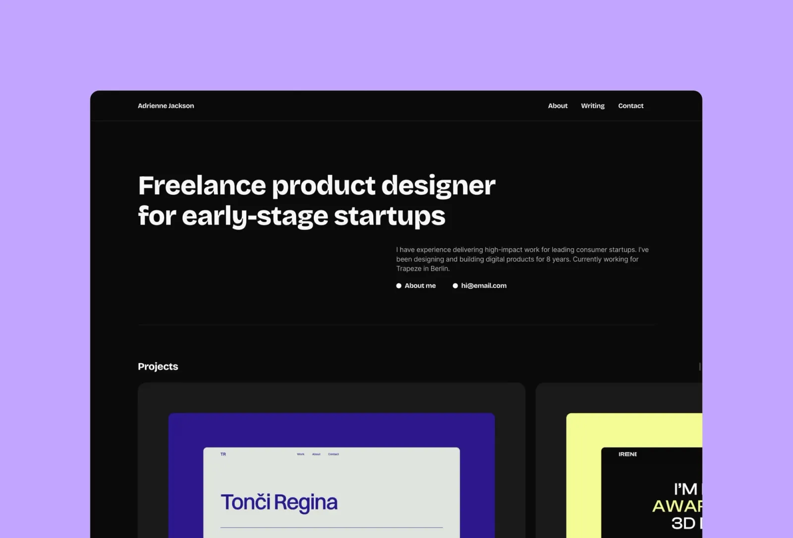 Lucid Framer template by Bryn Taylor
