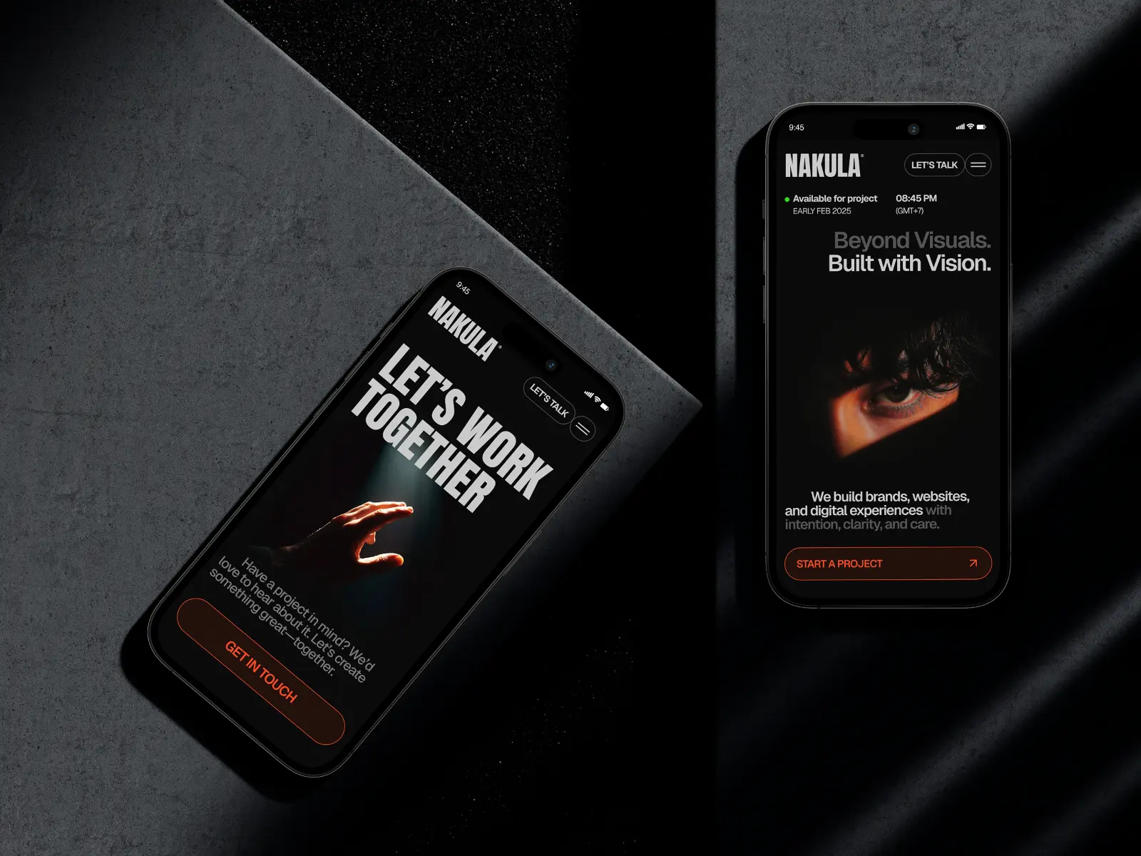 Nakula Framer template