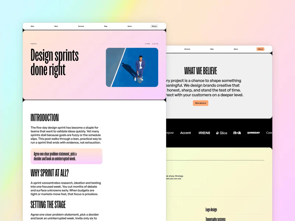 Atlas Studio Framer Template screenshot 5