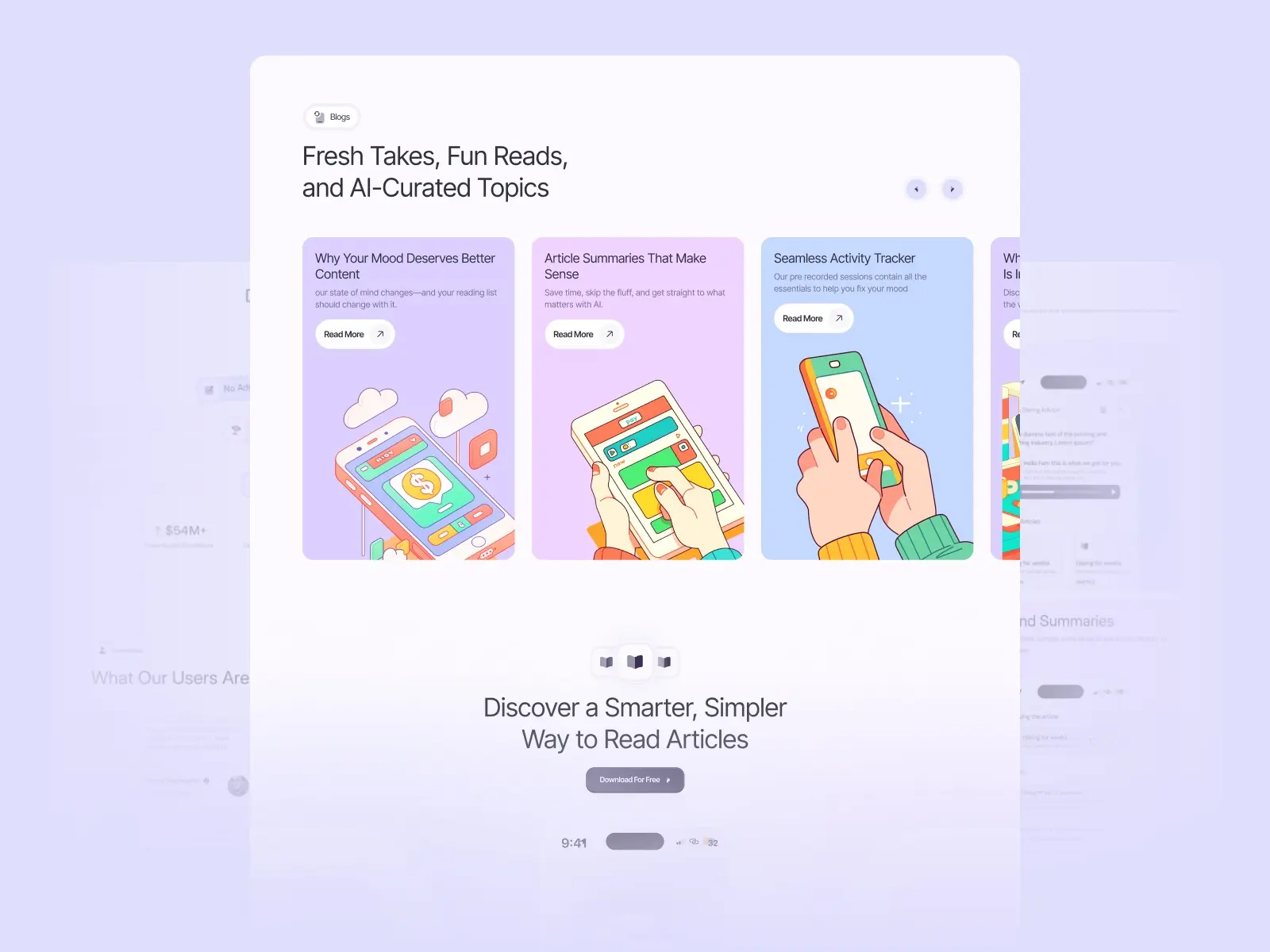 Readable Framer template
