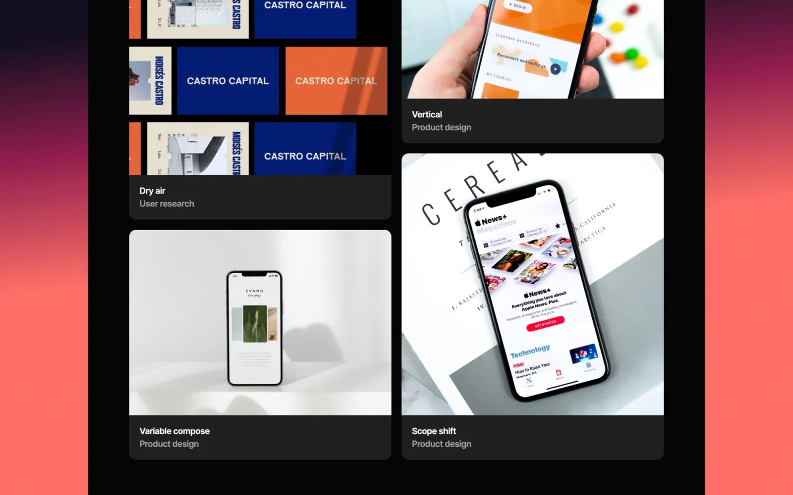 Jonas Dark Webflow template by Bryn Taylor