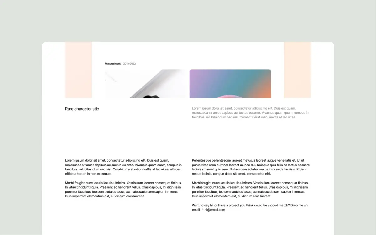 Simplefolio Webflow template screenshot 4