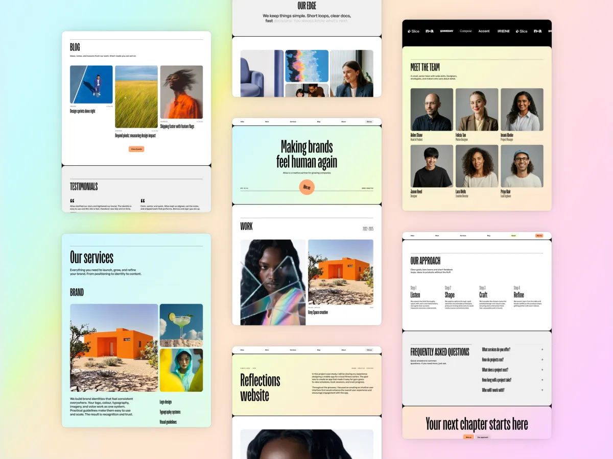 Atlas Studio Framer Template screenshot 4