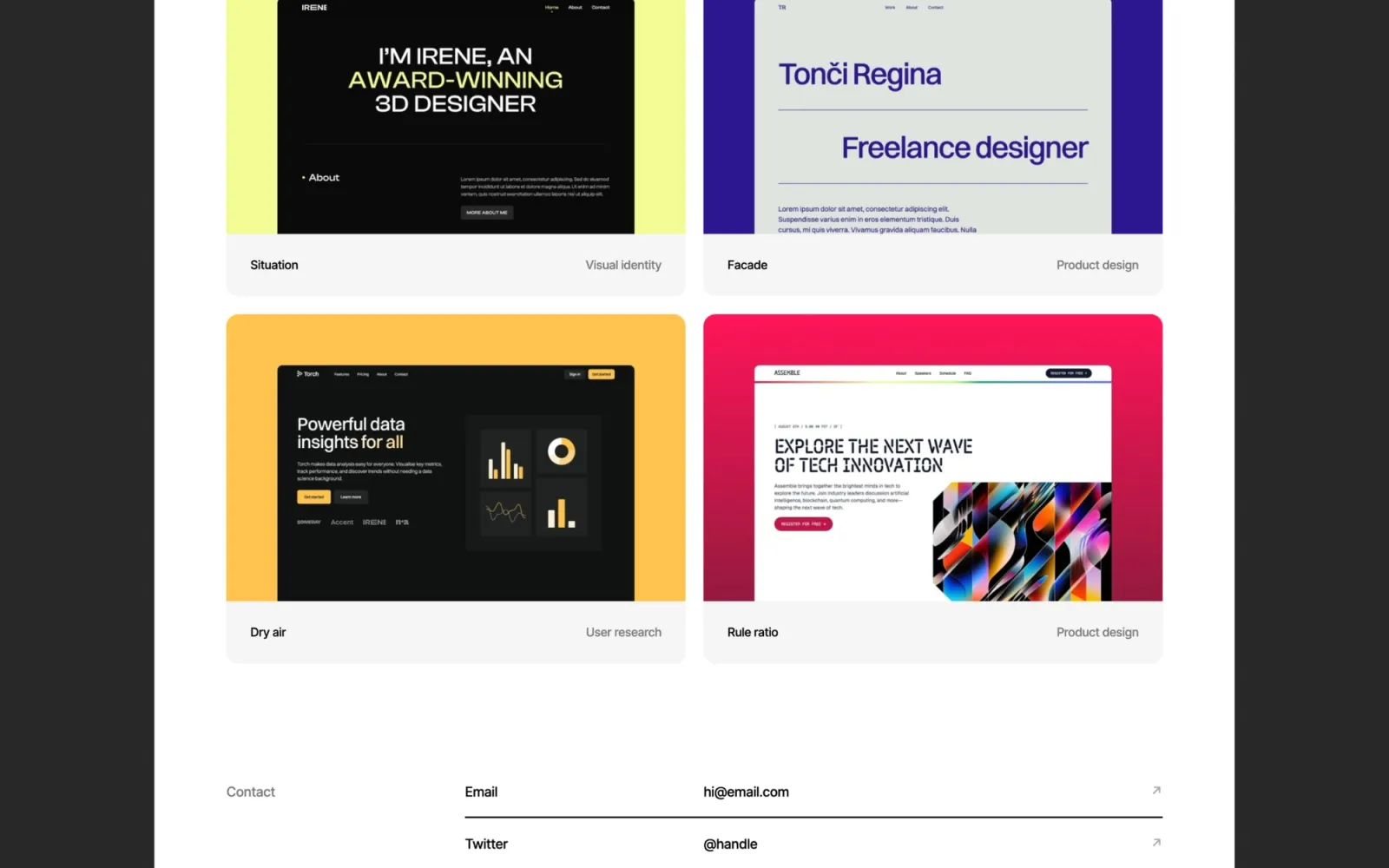 Landon Webflow template by Bryn Taylor