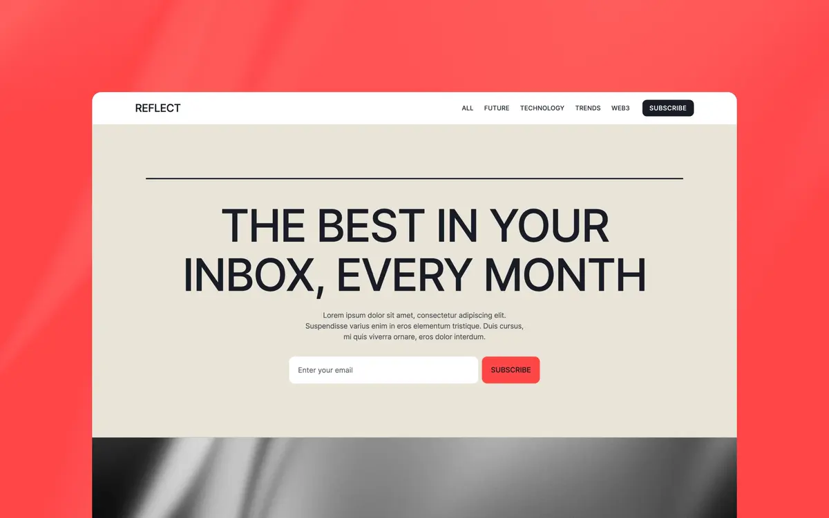 Reflect Webflow template screenshot 4