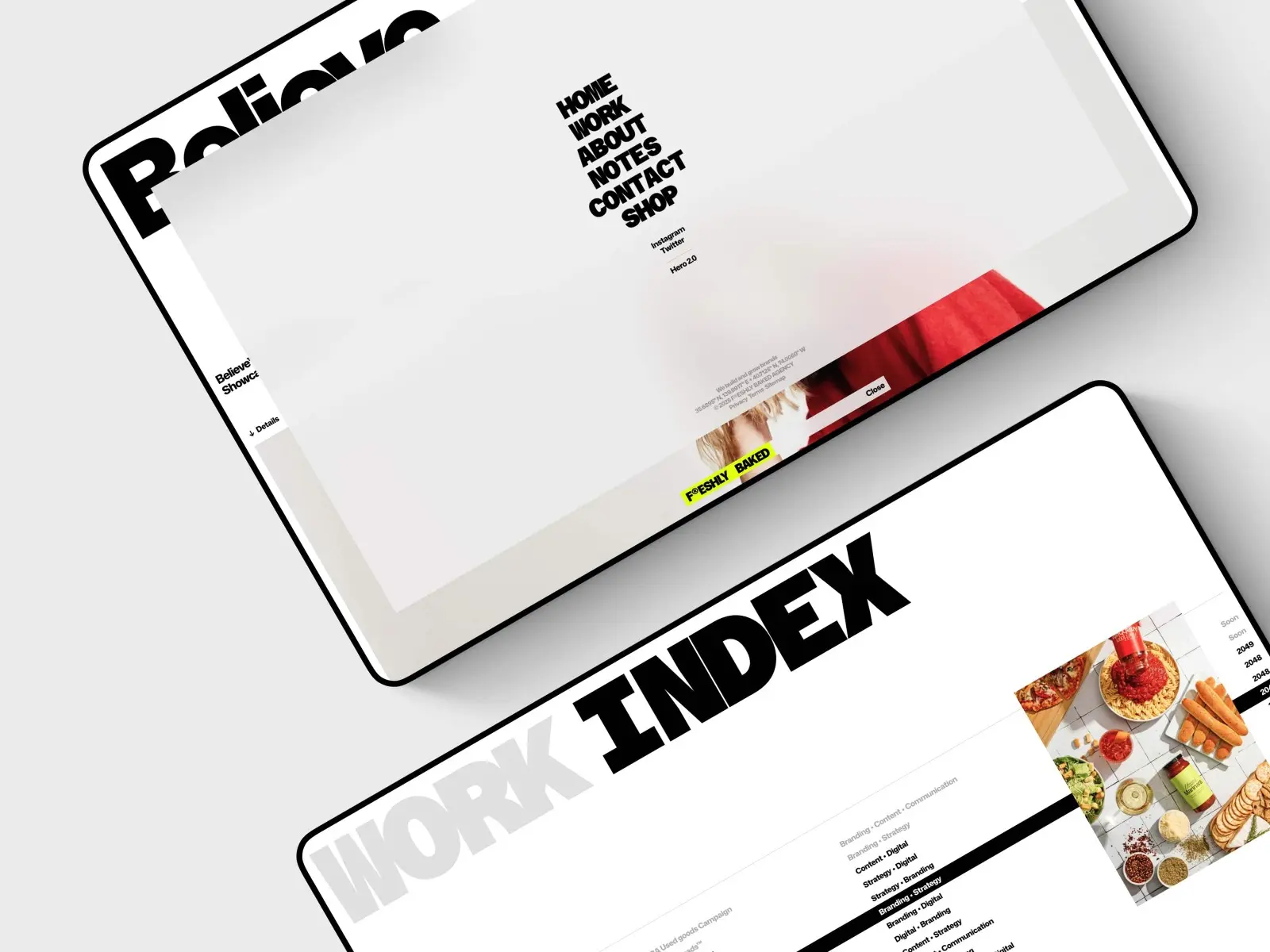 FRESHLYBAKED Framer template