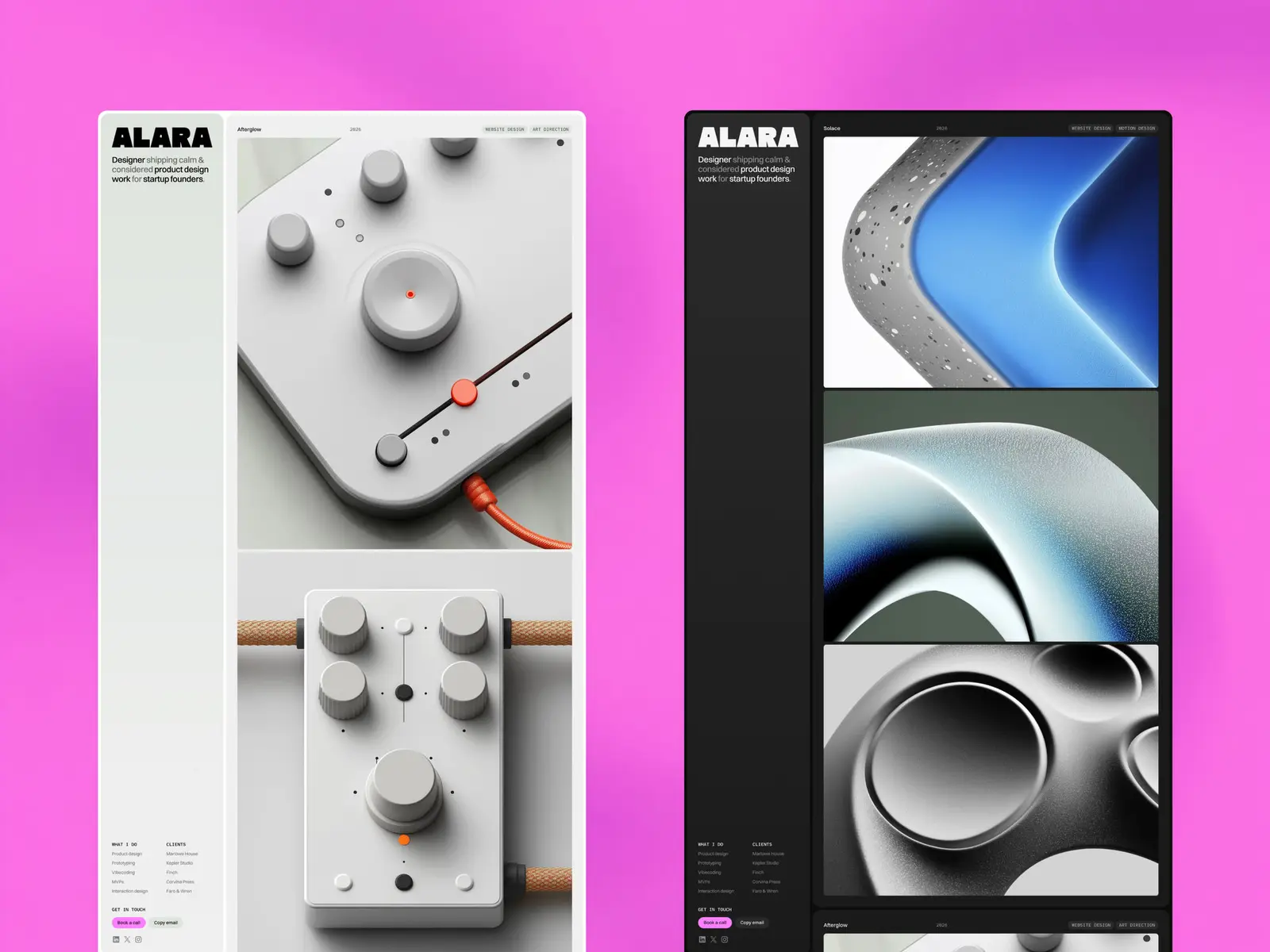 Alara Framer template