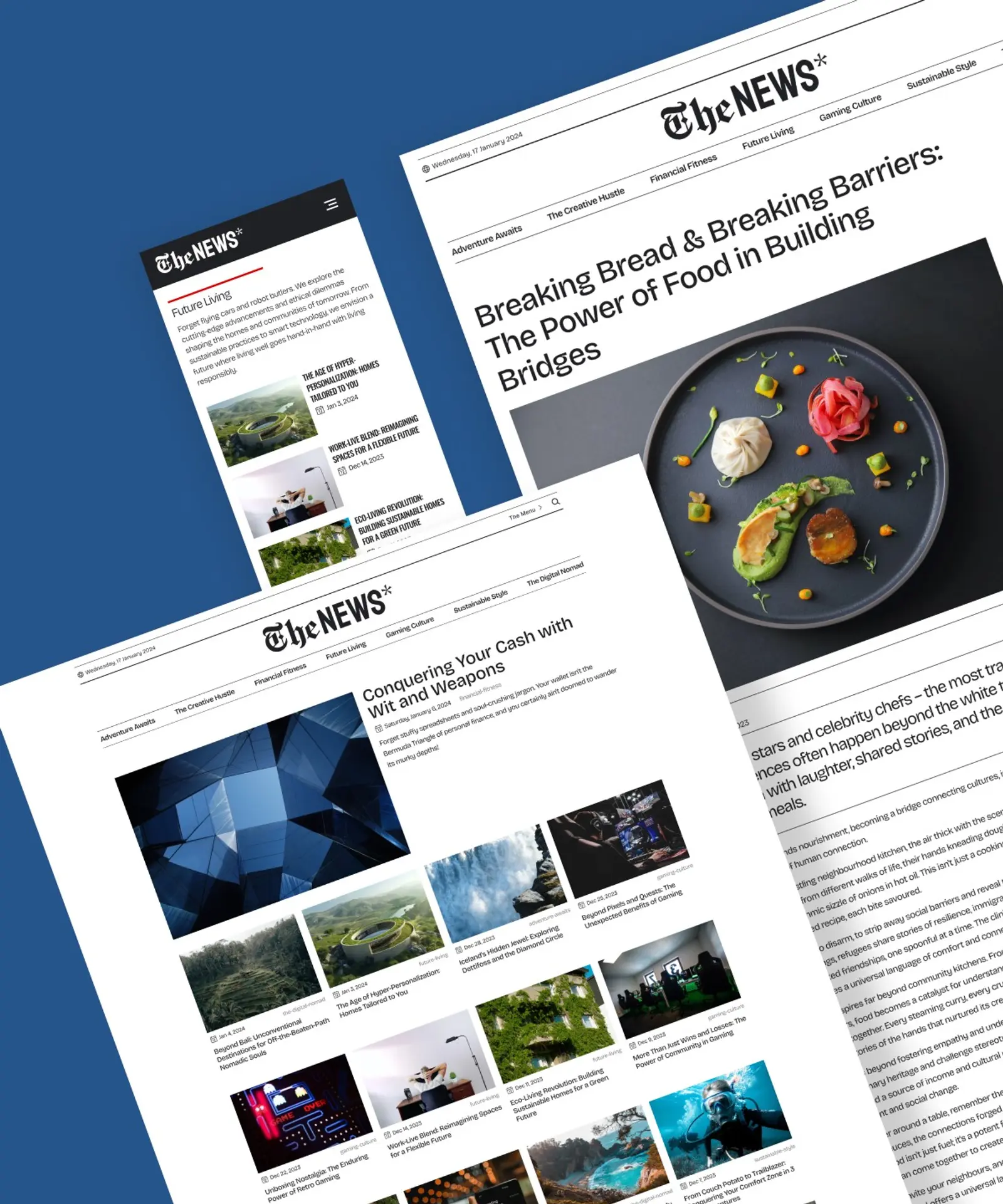 TheNews Framer template