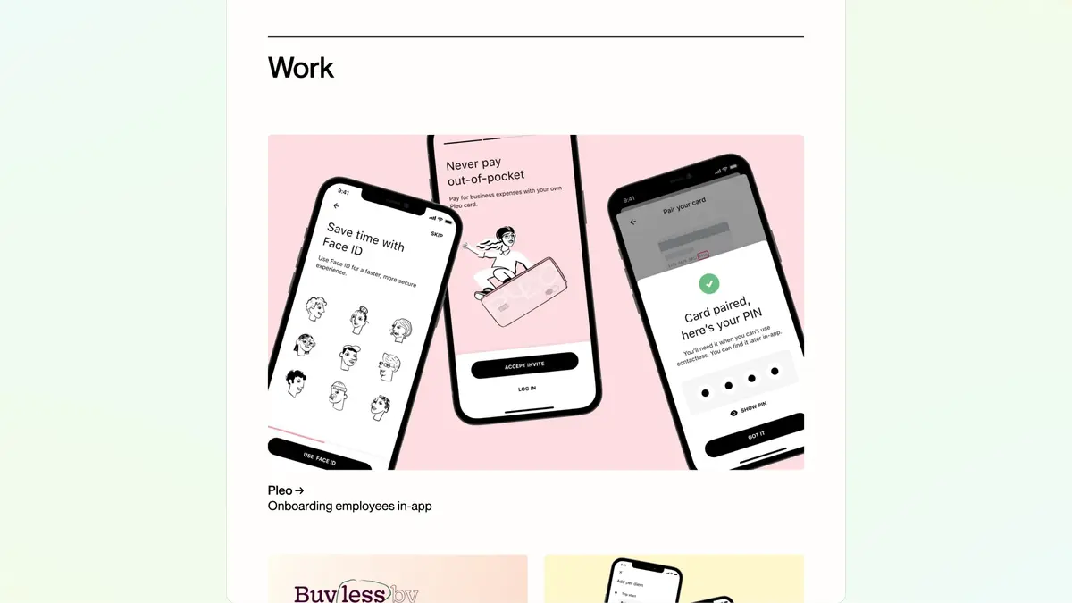 My free Webflow portfolio  screenshot 2