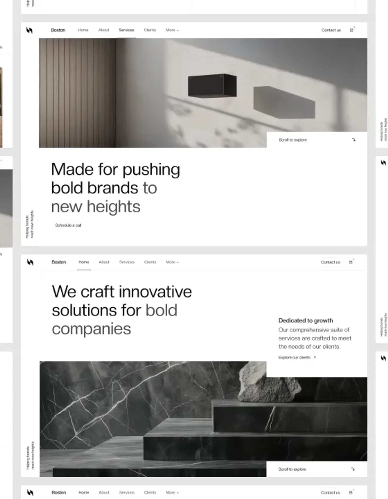 Debut Studio Webflow template
