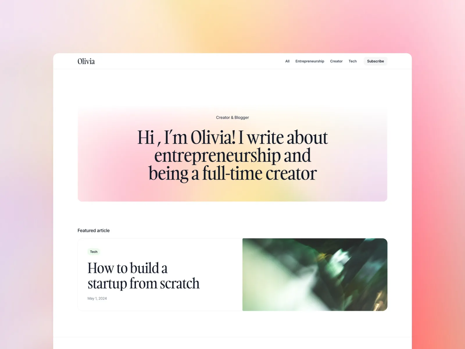 Compose Framer template