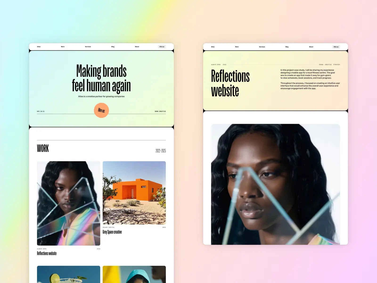 Atlas Studio Framer template by Bryn Taylor